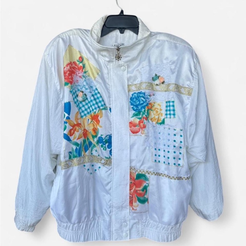 Lavon Colorful Floral Women's Bomber Jacket